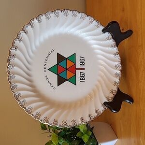 VINTAGE 1967 Canadian Centennial 1867-1967 Collectible Plate